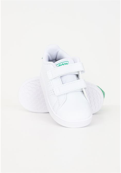 Advantage white sporty sneakers for newborns ADIDAS PERFORMANCE | GW6500.